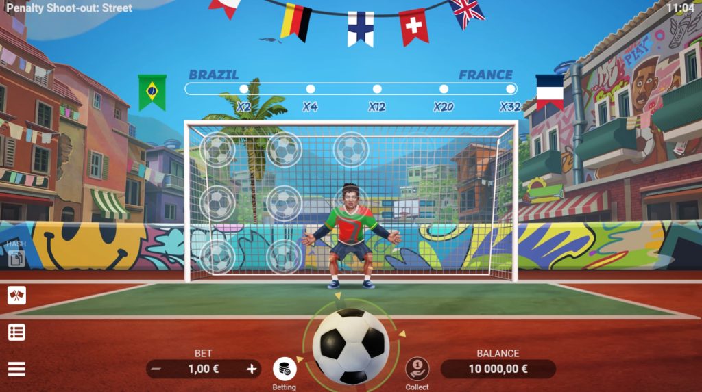 penalty shoot out street jeu.